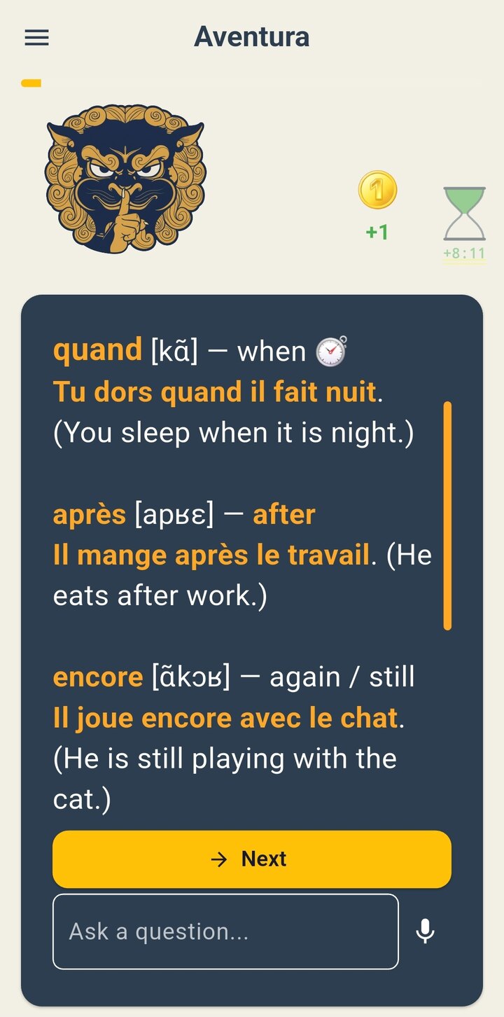 Severo vocabulary exercise
